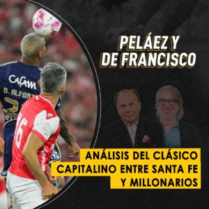 Imagen de Análisis del clásico capitalino entre Santa Fe y Millonarios