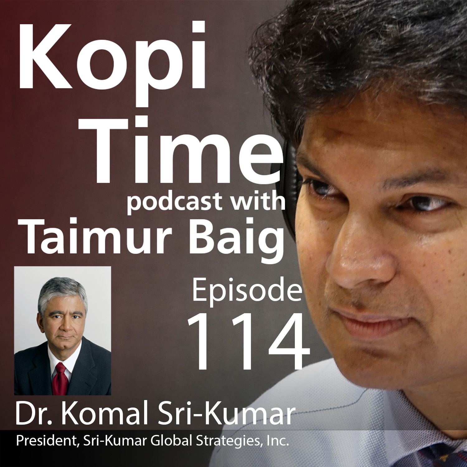 cover of episode Kopi Time E114 - US markets with Dr. Komal Sri-Kumar