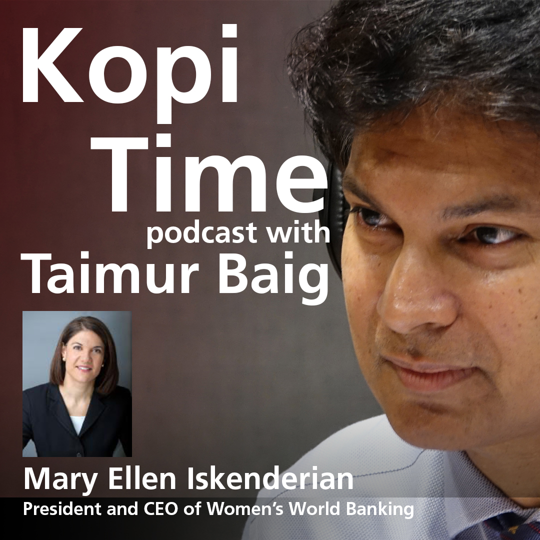 cover of episode Kopi Time E056: Mary Ellen Iskenderian on digital finance for women