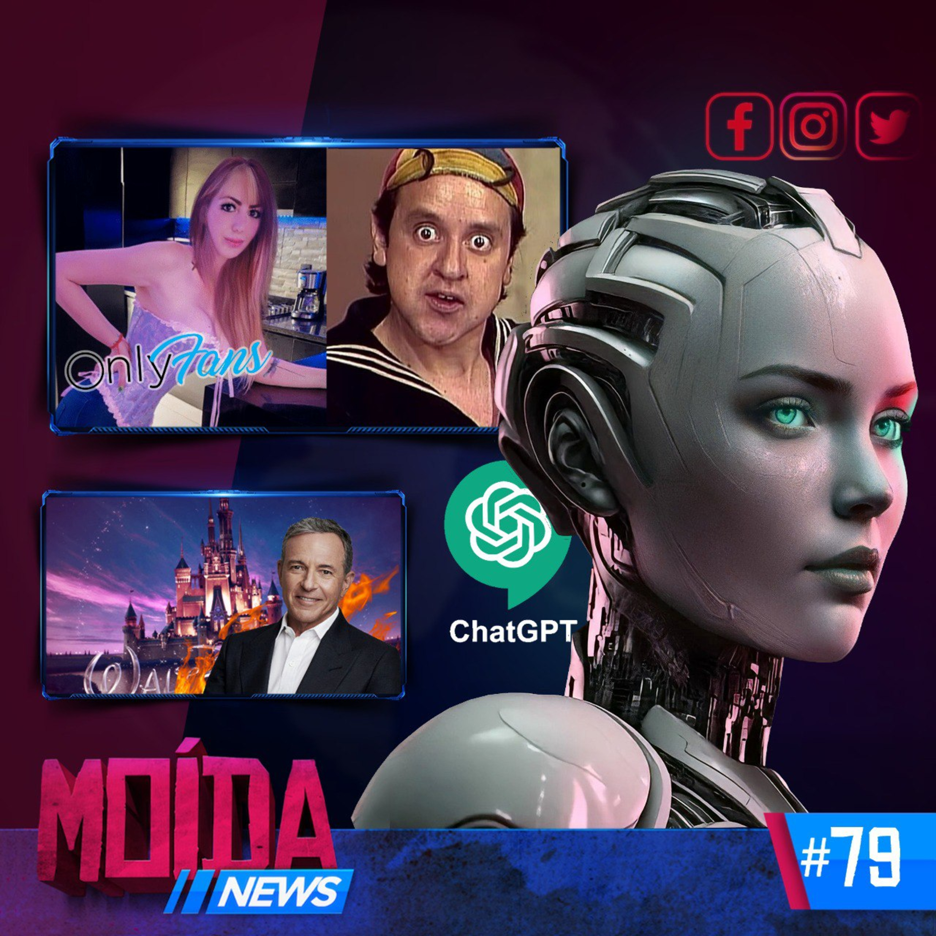 MoídaNews #79 › IA's estão FORA de controle?/Filha de Quico abre ONLYF4NS