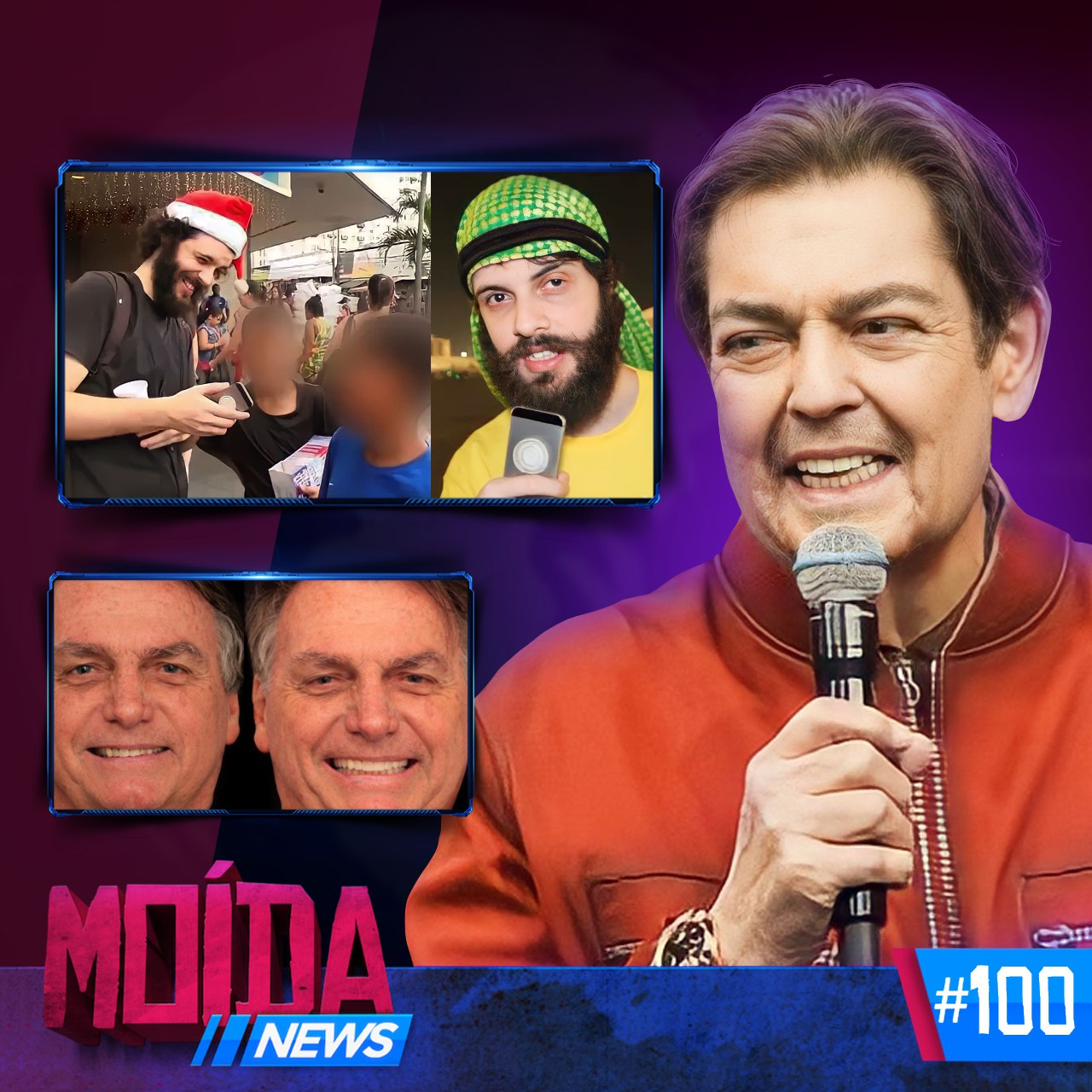 MoídaNews #100 › Faustão recebe transplante/ Diogo Defante PROCESSADO/ Bolsonaro HARMONIZADO