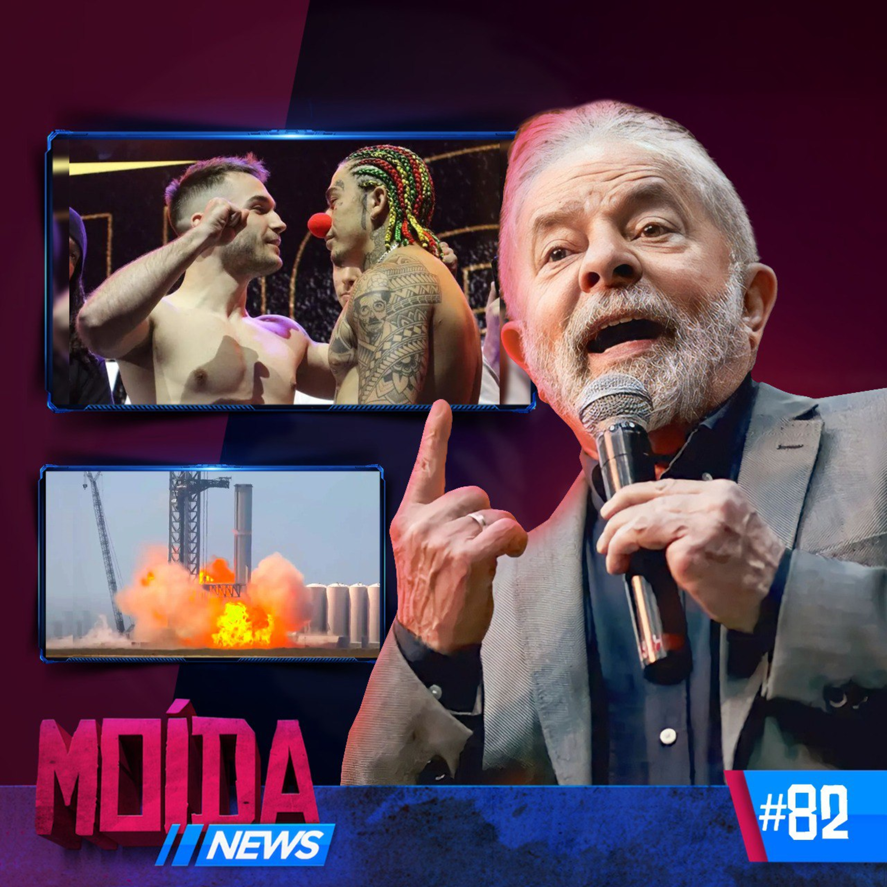 MoídaNews #82 › Lula ODEIA gamers/ Whindersson MASSACRA rapper/ O fracasso de Elon Musk