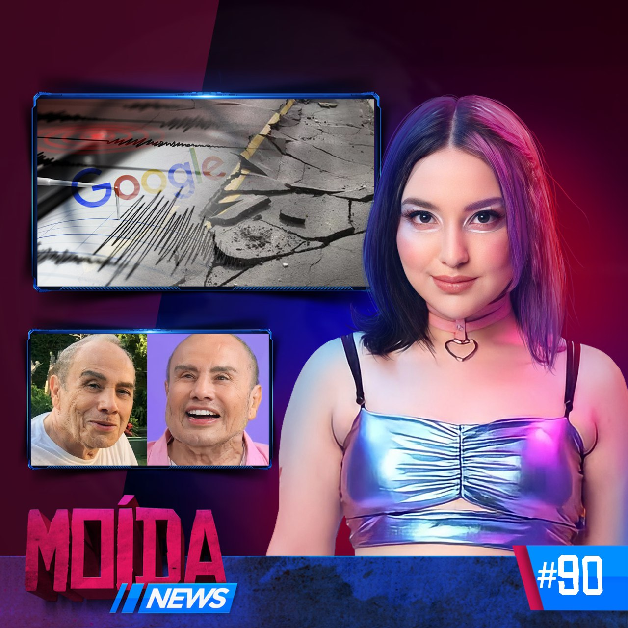 MoídaNews #90 › Belle Belinha fazendo M3RD4/ Rosto de Stenio Garcia/ TERREMOTO NO BRASIL?!