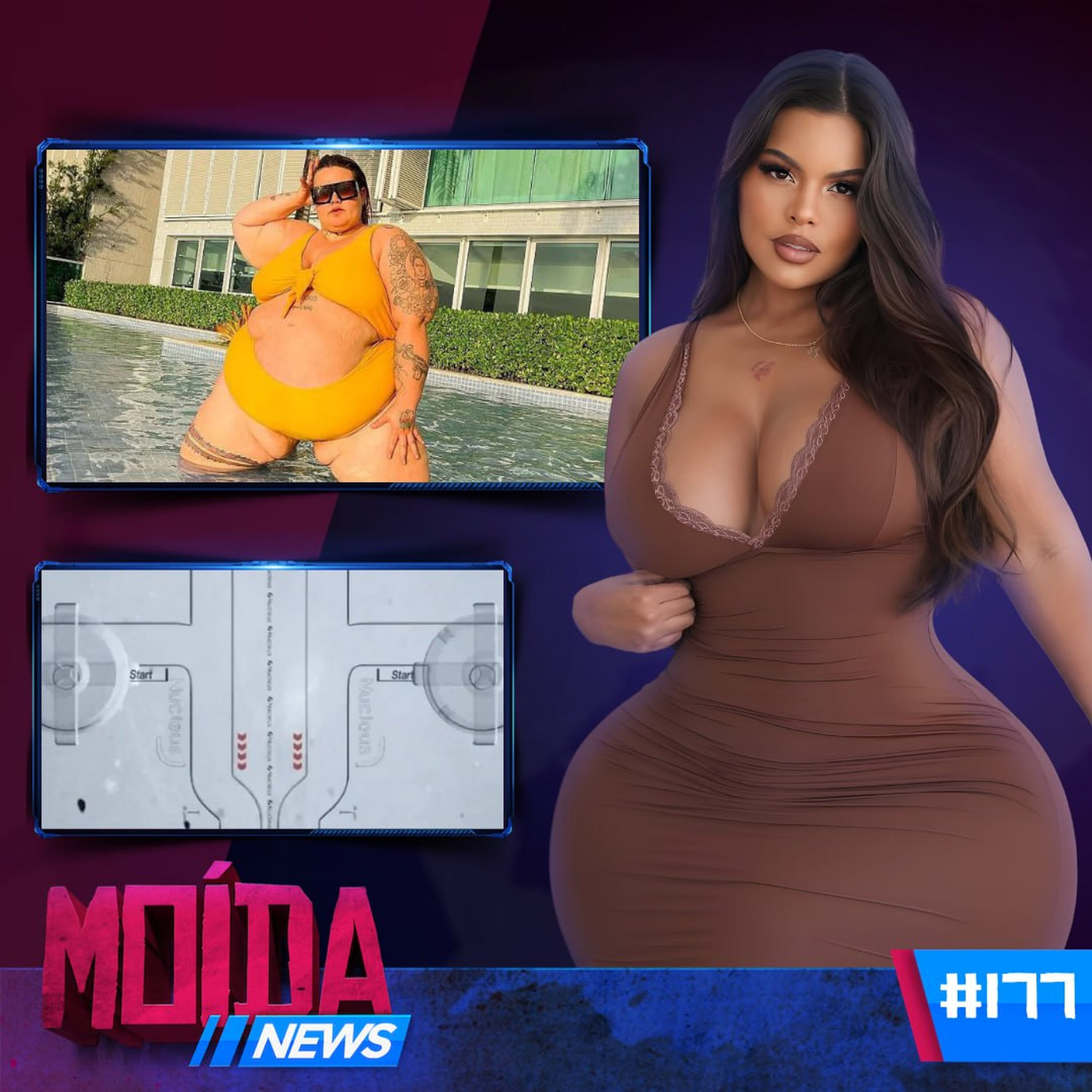 MoídaNews #177 › Corrida de ESPERMATOZOIDES / THAIS CARLA FEZ BARIATRICA?!