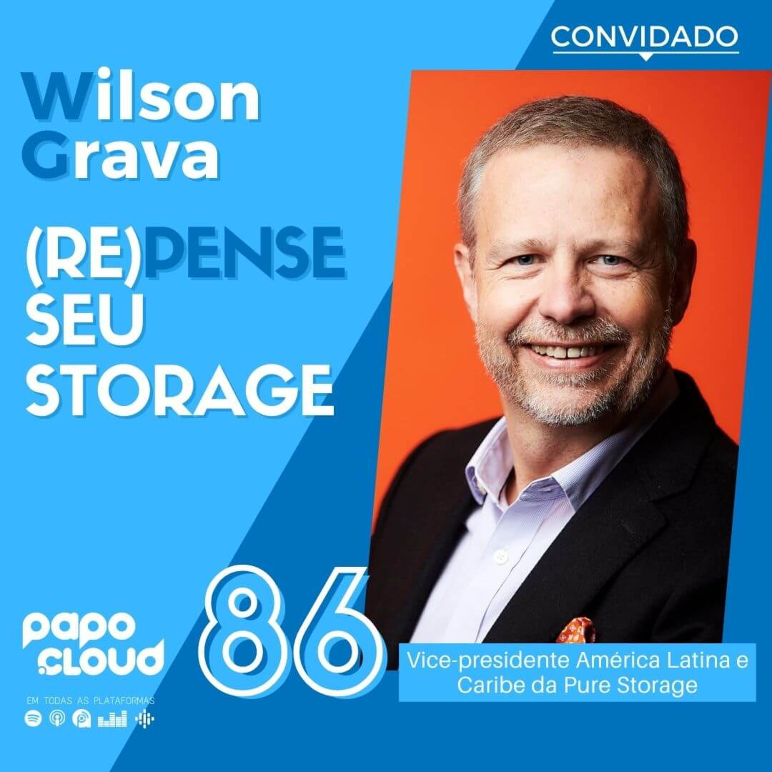 Papo Cloud 086 - Repense tudo que você sabe sobre STORAGE com Wilson Grava vice-presidente da Pure Storage