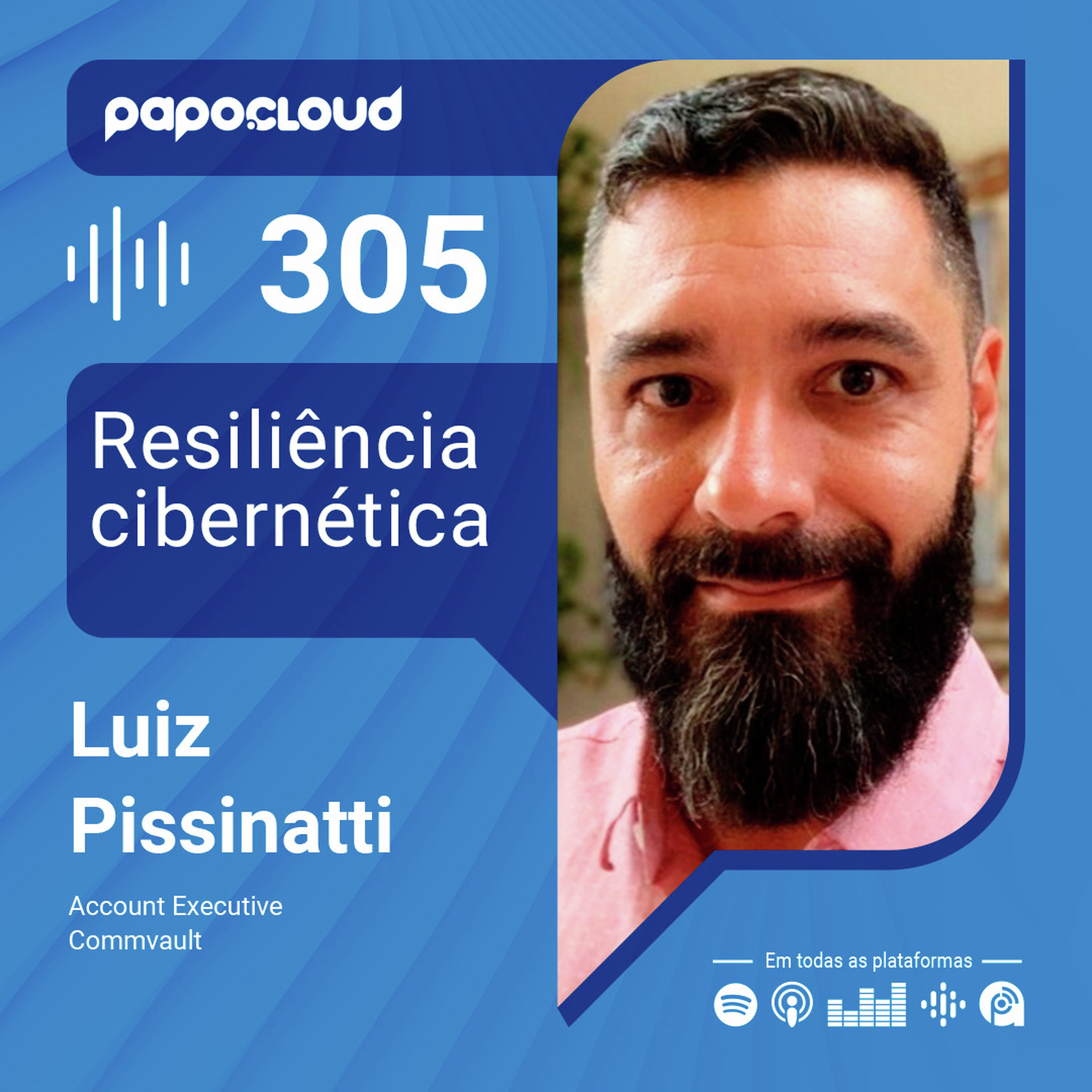 Papo Cloud 305 - Resiliência cibernética - Luiz Pissinatti