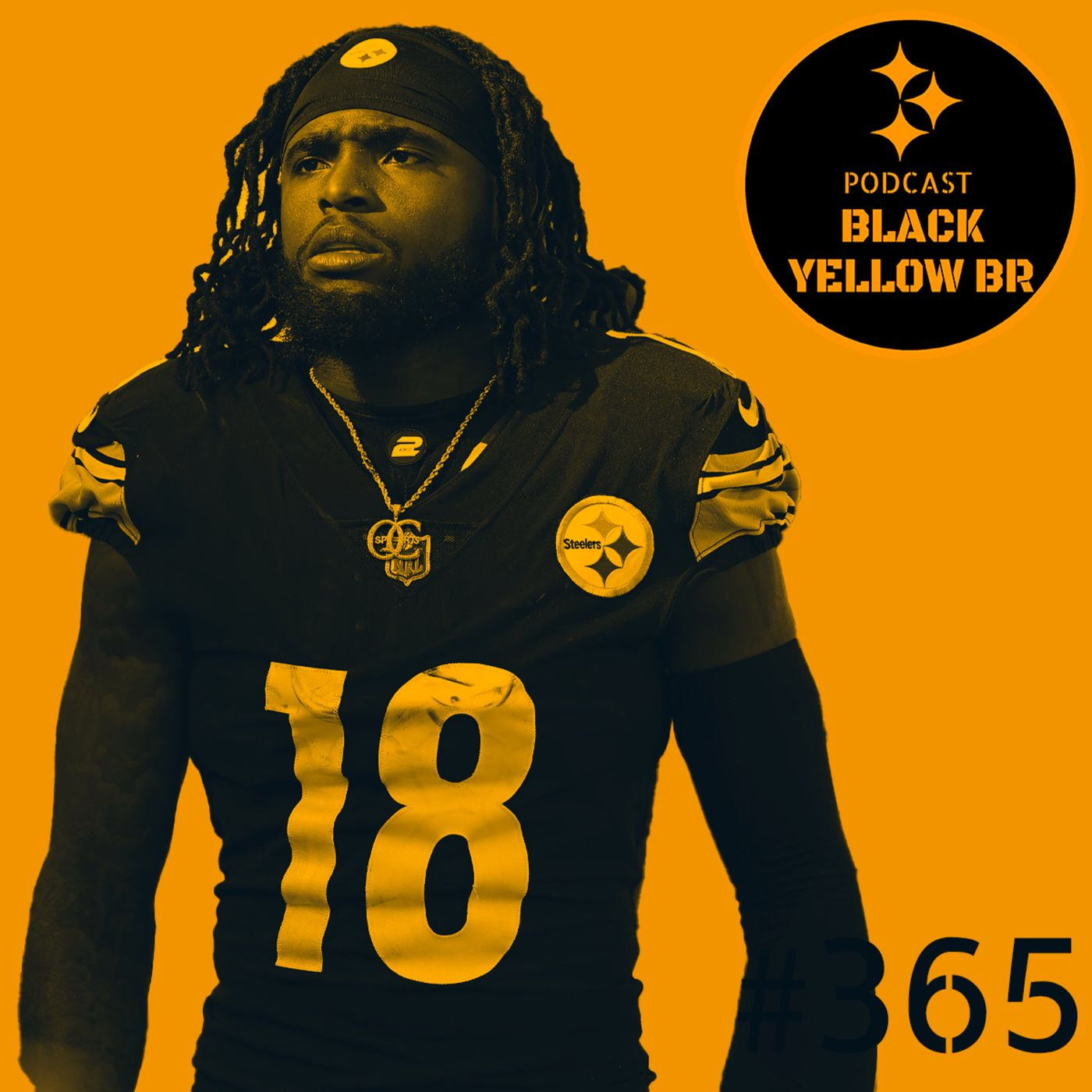 BlackYellowBR 365 - Steelers no Fantasy Football 2023 episode artwork