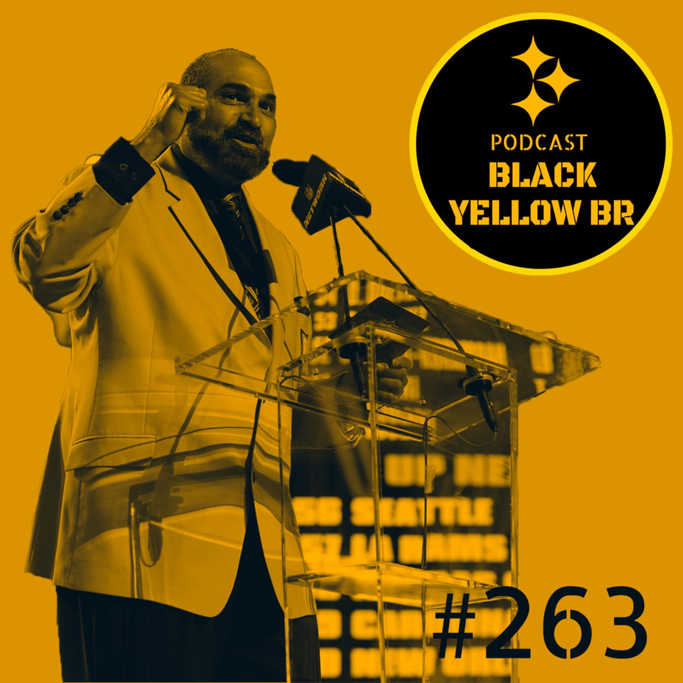 BlackYellowBR 263 - Mock Draft Steelers 2022 episode artwork