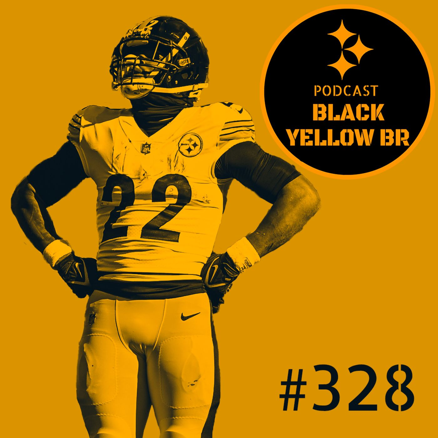 BlackYellowBR 328 - Jogo tranquilo pra seguir na caçada - Steelers @ Panthers semana 15 2022 episode artwork