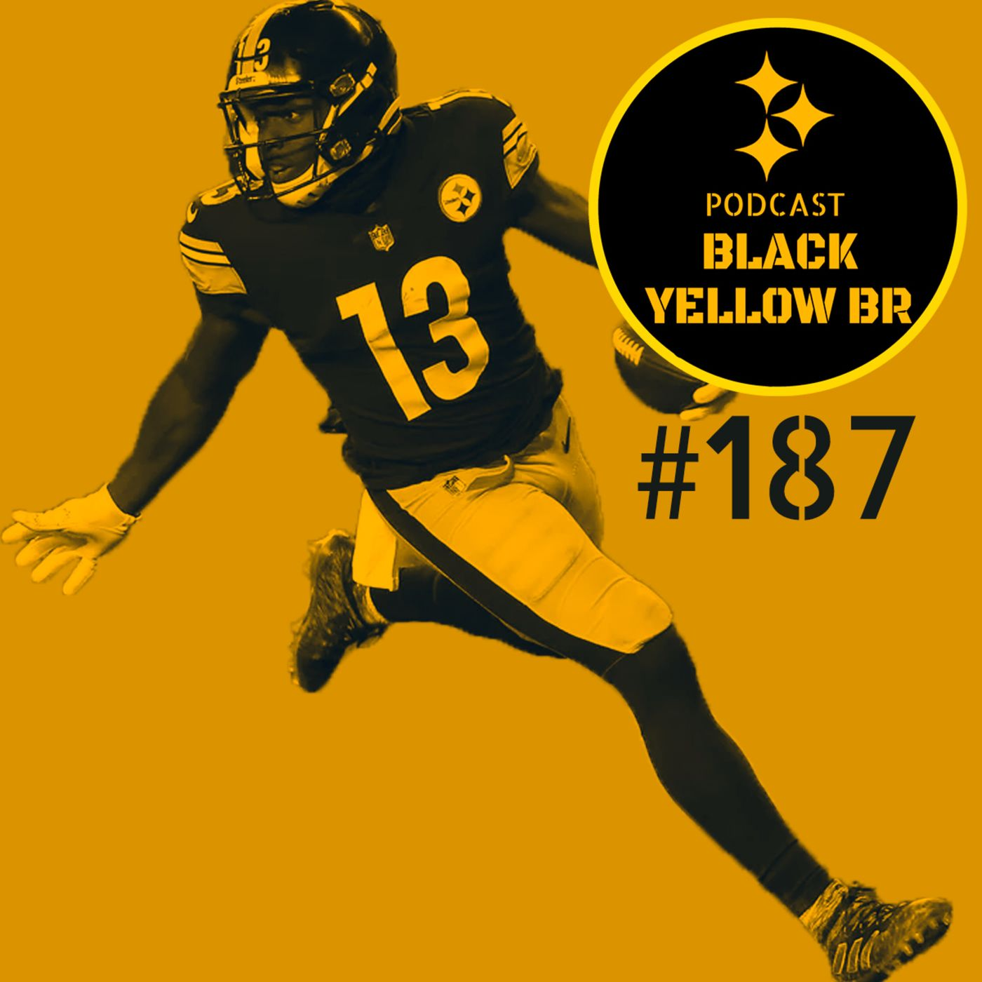 BlackYellowBR 187 - Steelers vs Washington Football Team Semana 13 2020 episode artwork