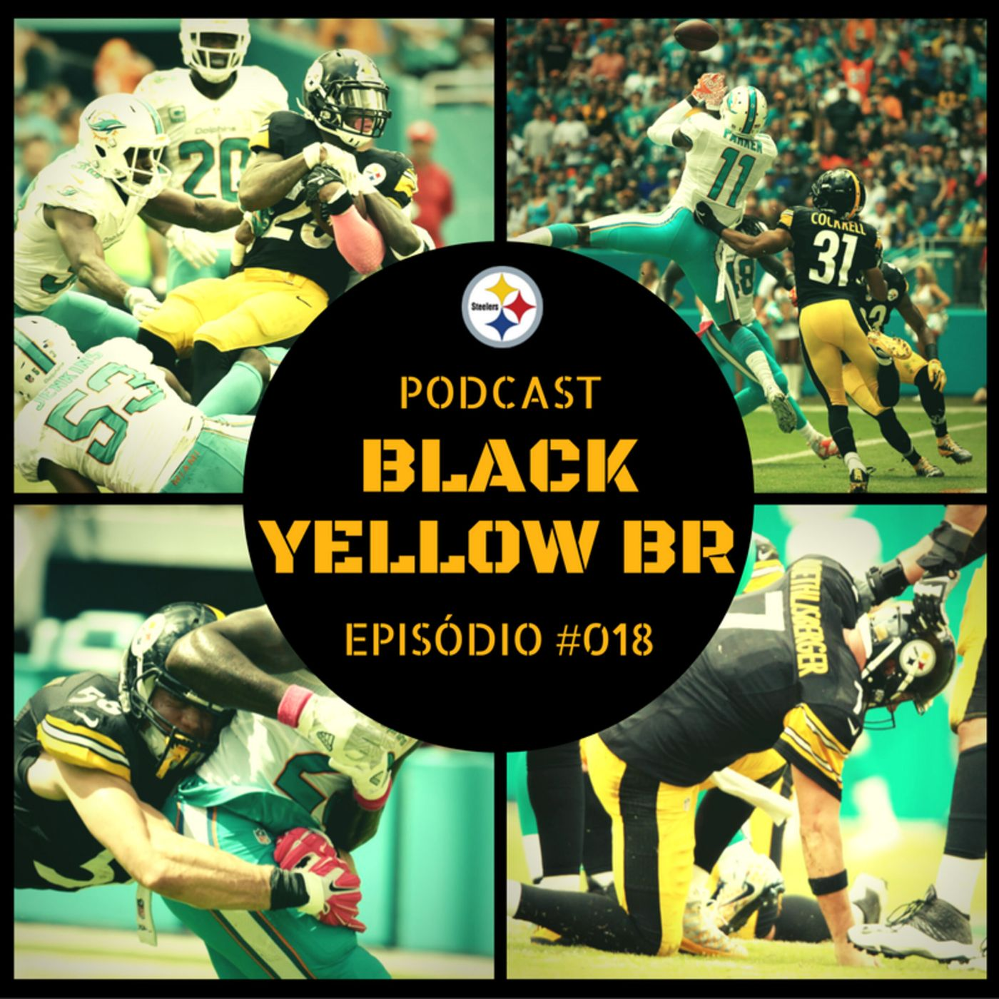 BlackYellowBR 018 – Semana 6 Steelers vs Dolphins episode artwork