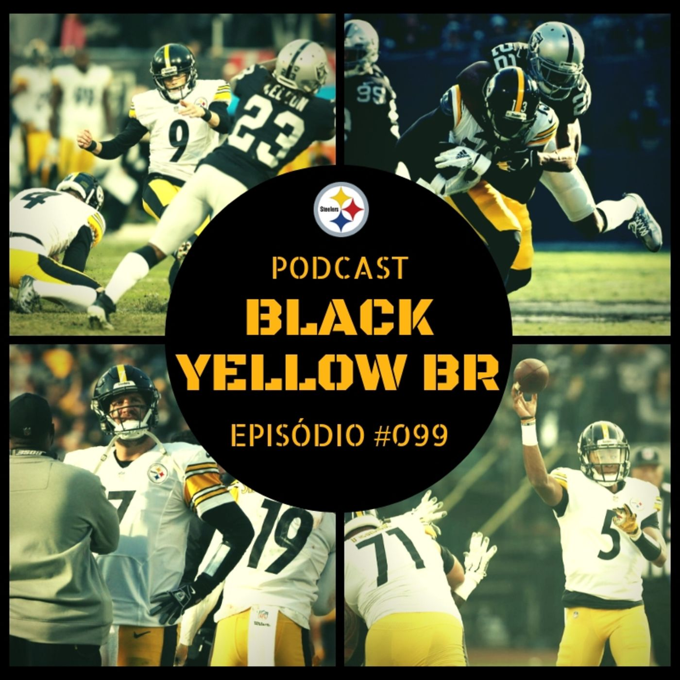 BlackYellowBR 099 – Steelers at Raiders Semana 14 Temporada 2018 episode artwork