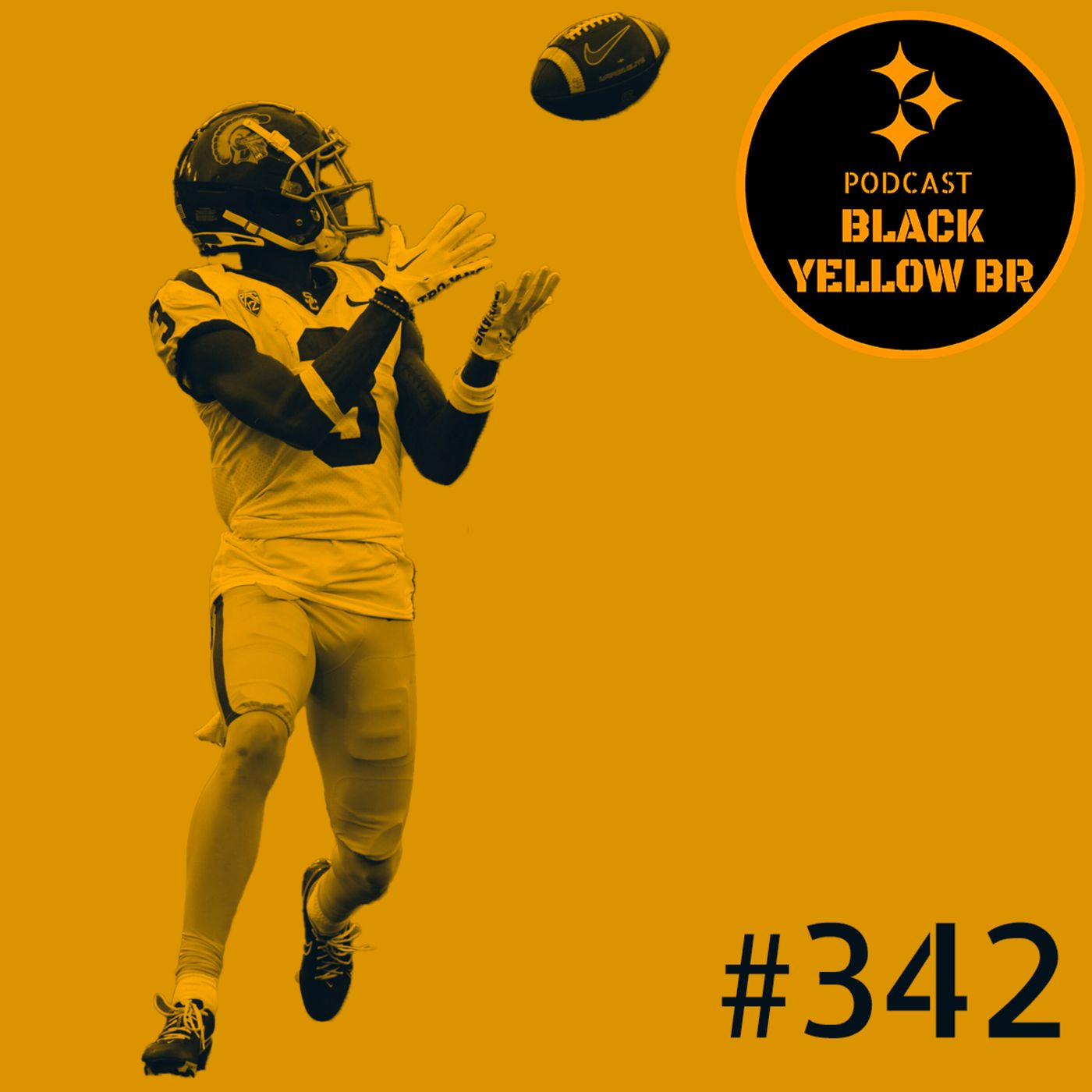 BlackYellowBR 342 - Prospectos de ataque pro Steelers no draft 2023 (escolha 17) episode artwork