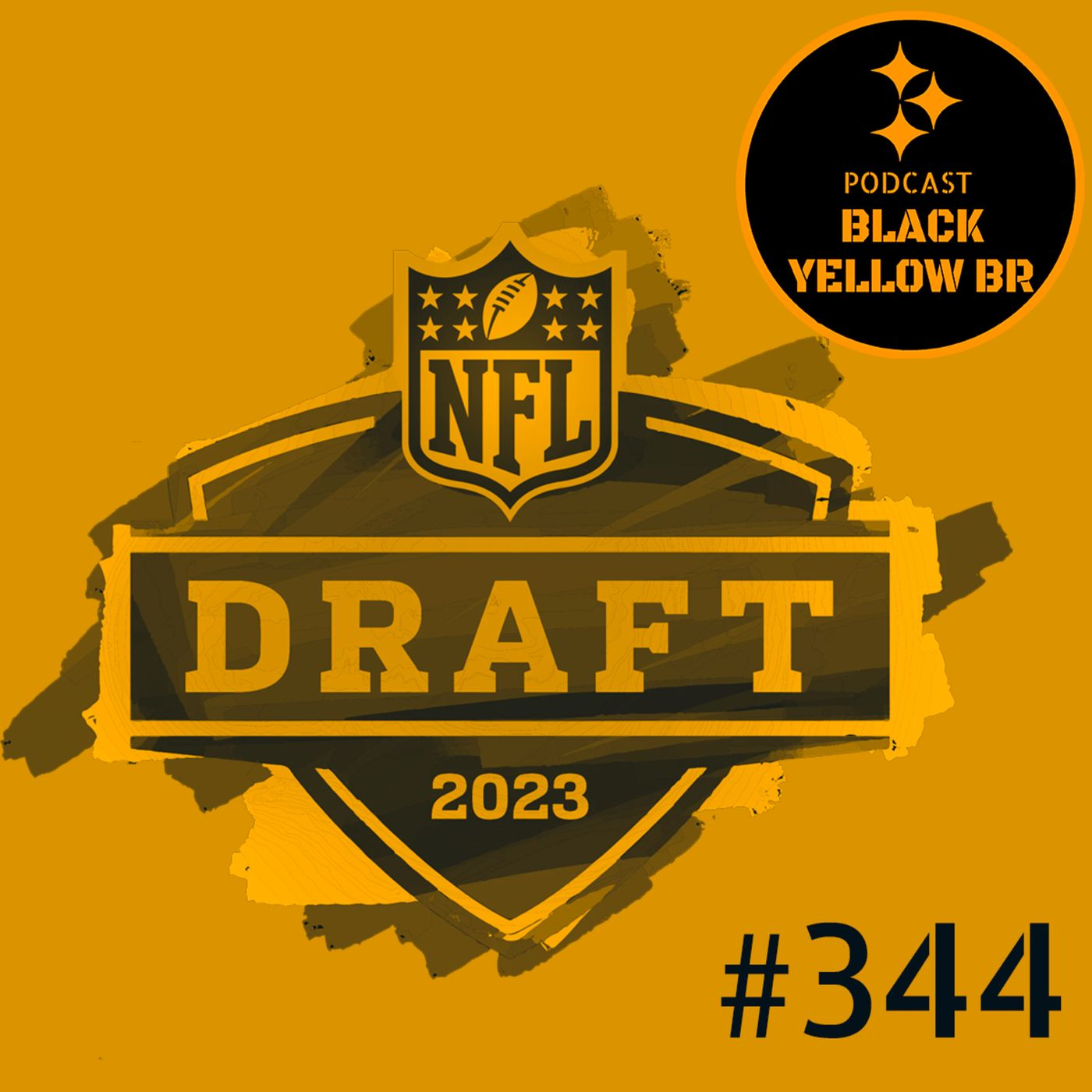 BlackYellowBR 344 - Mock Draft 2023 Steelers v2 episode artwork