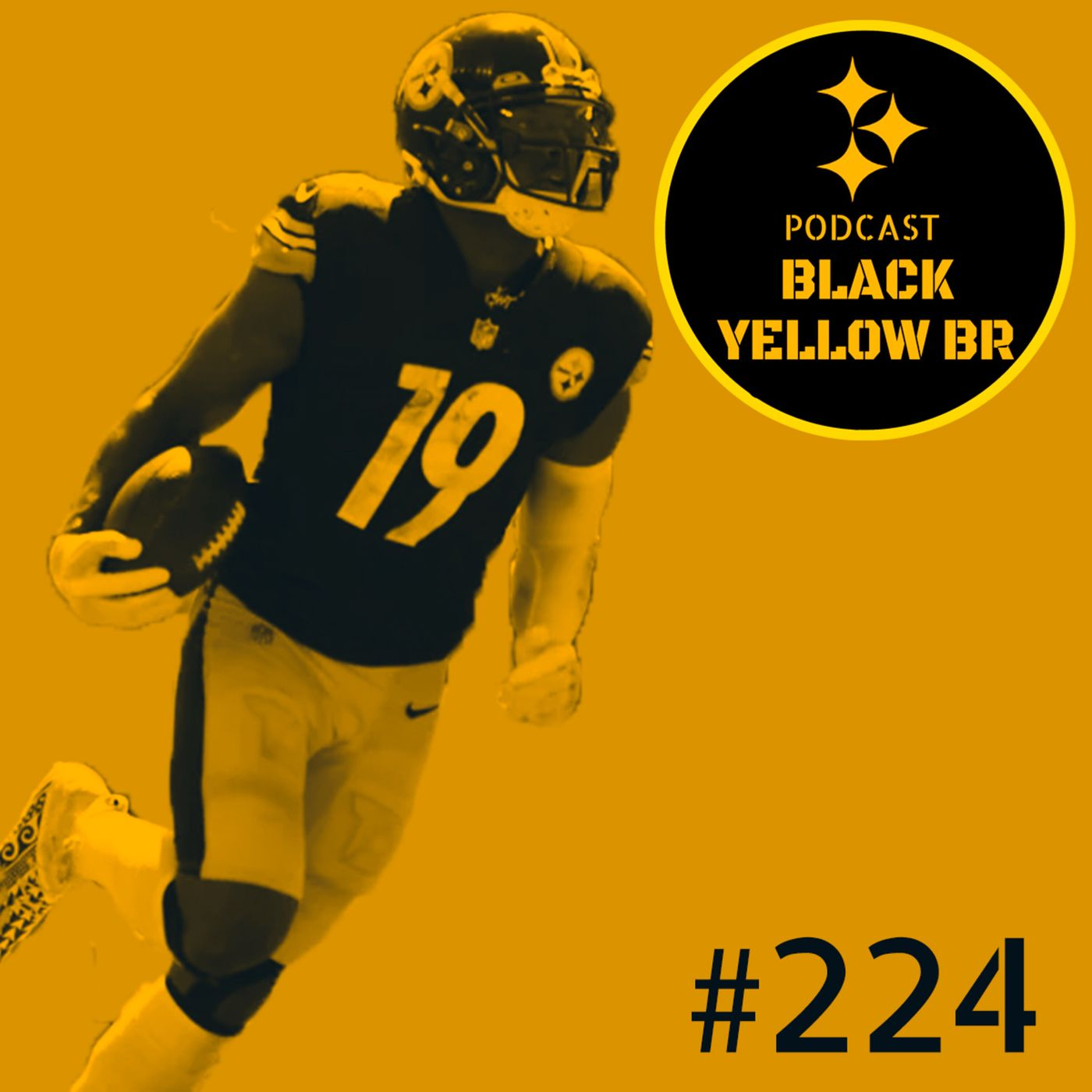 BlackYellowBR 224 - Steelers vs Raiders Semana 2 NFL episode artwork