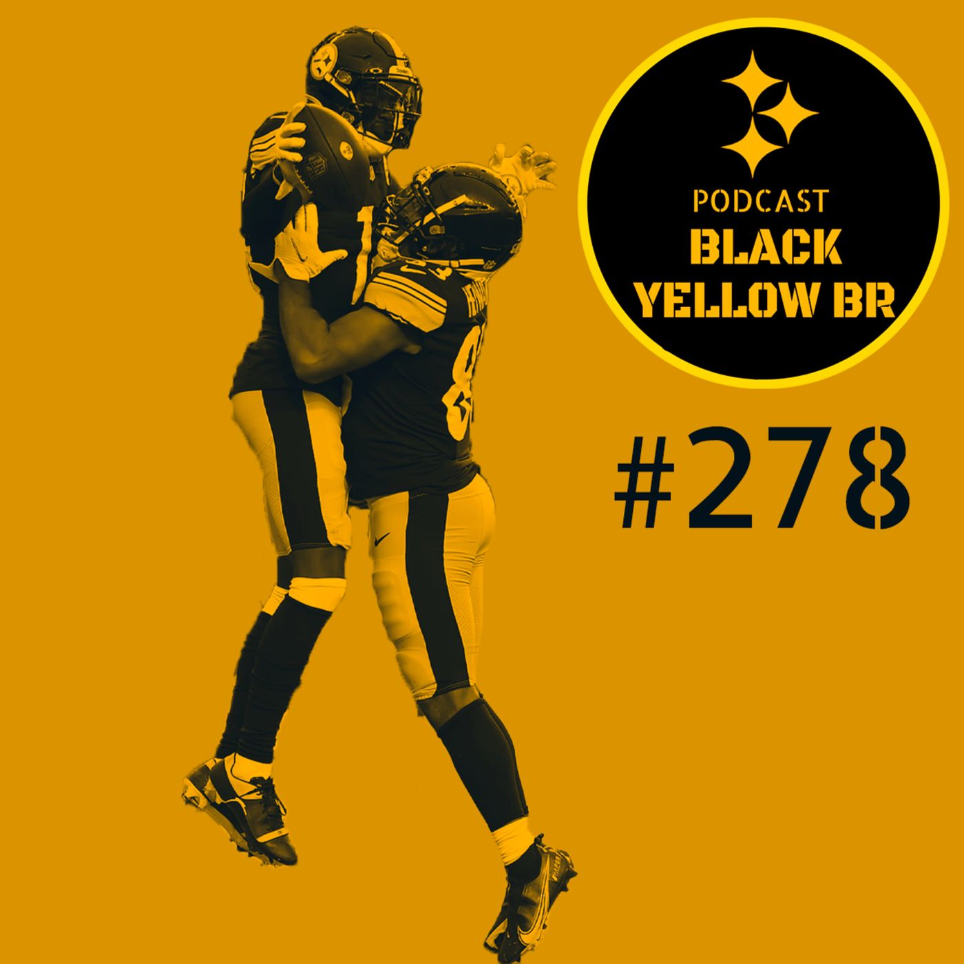 BlackYellowBR 278 - Primeiros cortes e o final do training camp do Steelers episode artwork