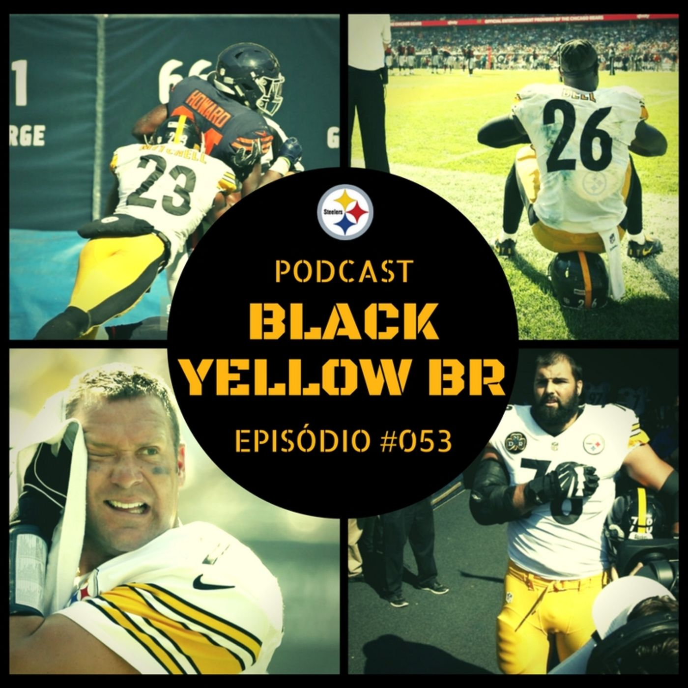 BlackYellowBR 053 – Steelers vs Bears – Semana 3 Temporada 2017 episode artwork