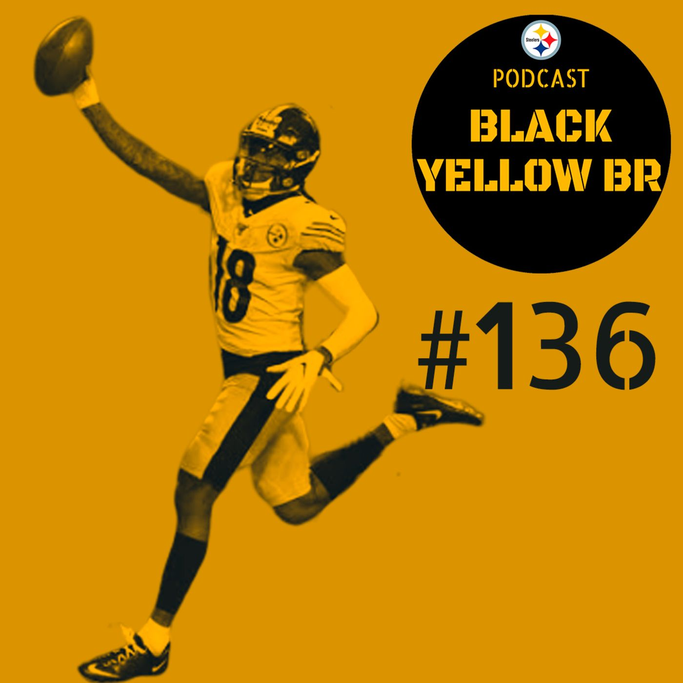 BlackYellowBR 136 – Steelers at Cardinals – Semana 14 2019 episode artwork