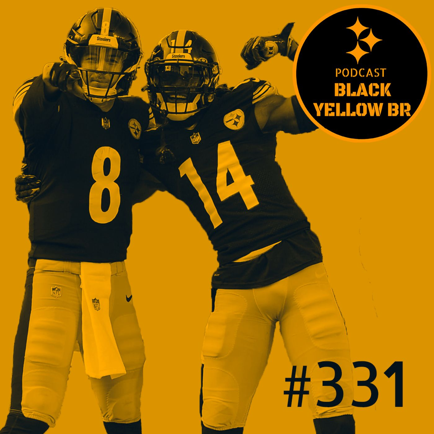 BlackYellowBR 331 - Vencemos, mas não deu - Steelers vs Browns Semana 18 2022 - Primeiras impressões episode artwork