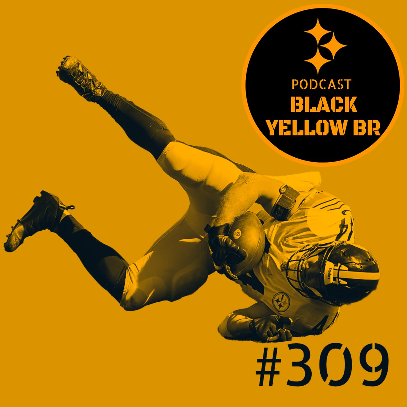 BlackYellowBR 309 - Fazendo decoração no fundo do poço - Steelers @ Eagles Semana 8 2022 episode artwork