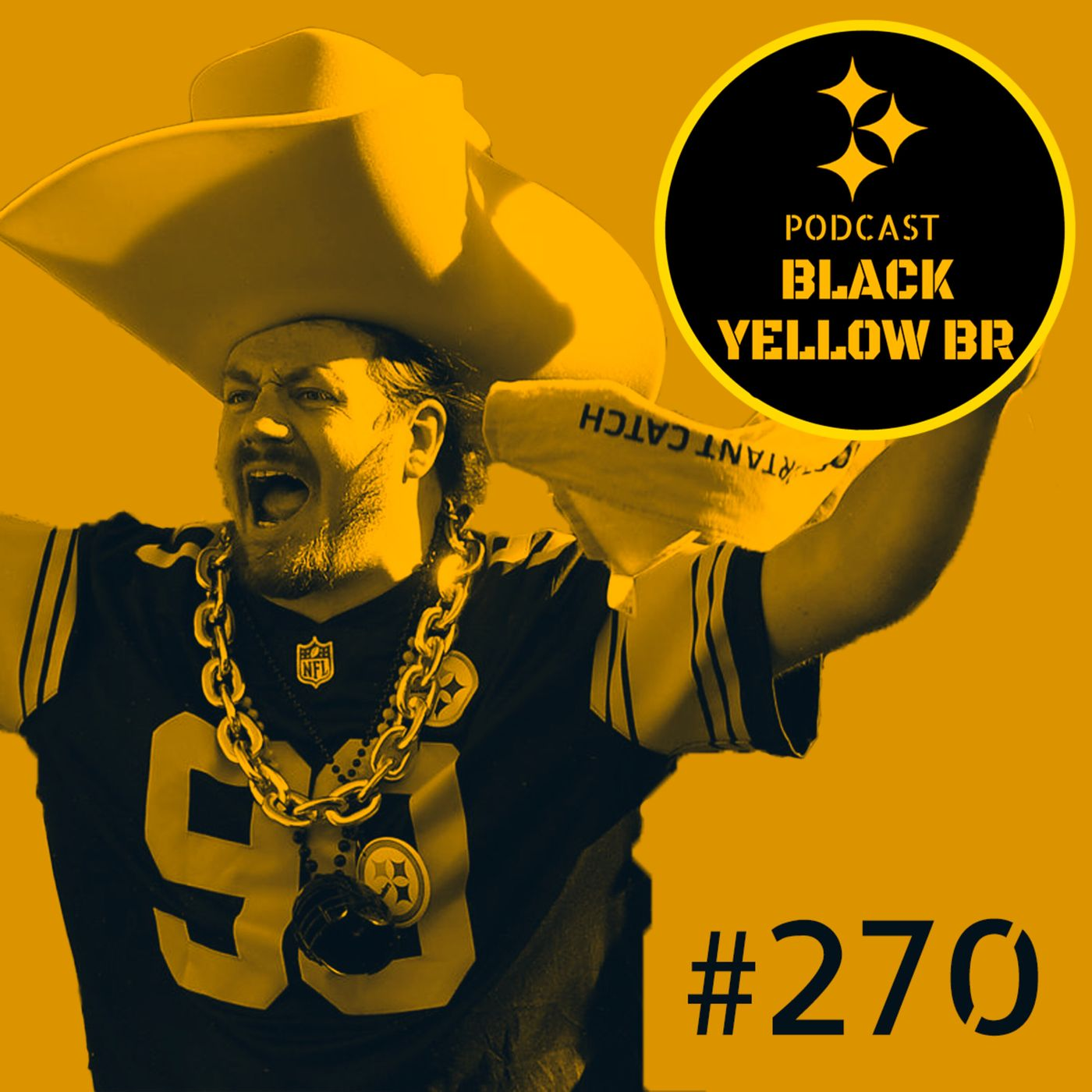 BlackYellowBR 270 - Vida de torcida do Steelers episode artwork