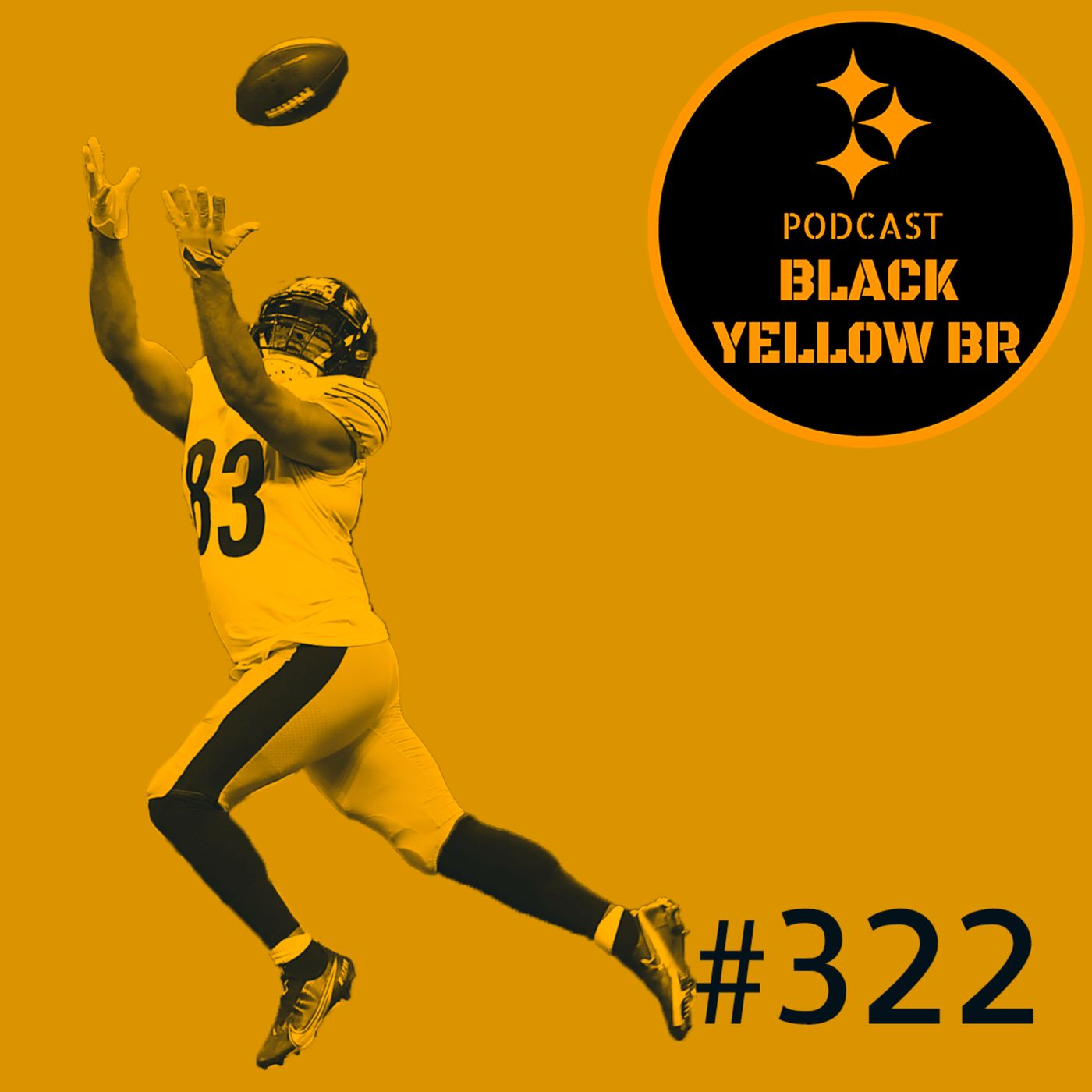 BlackYellowBR 322 - Podia ser tranquilo, mas vitória é vitória - Steelers @ Falcons semana 13 2022 episode artwork
