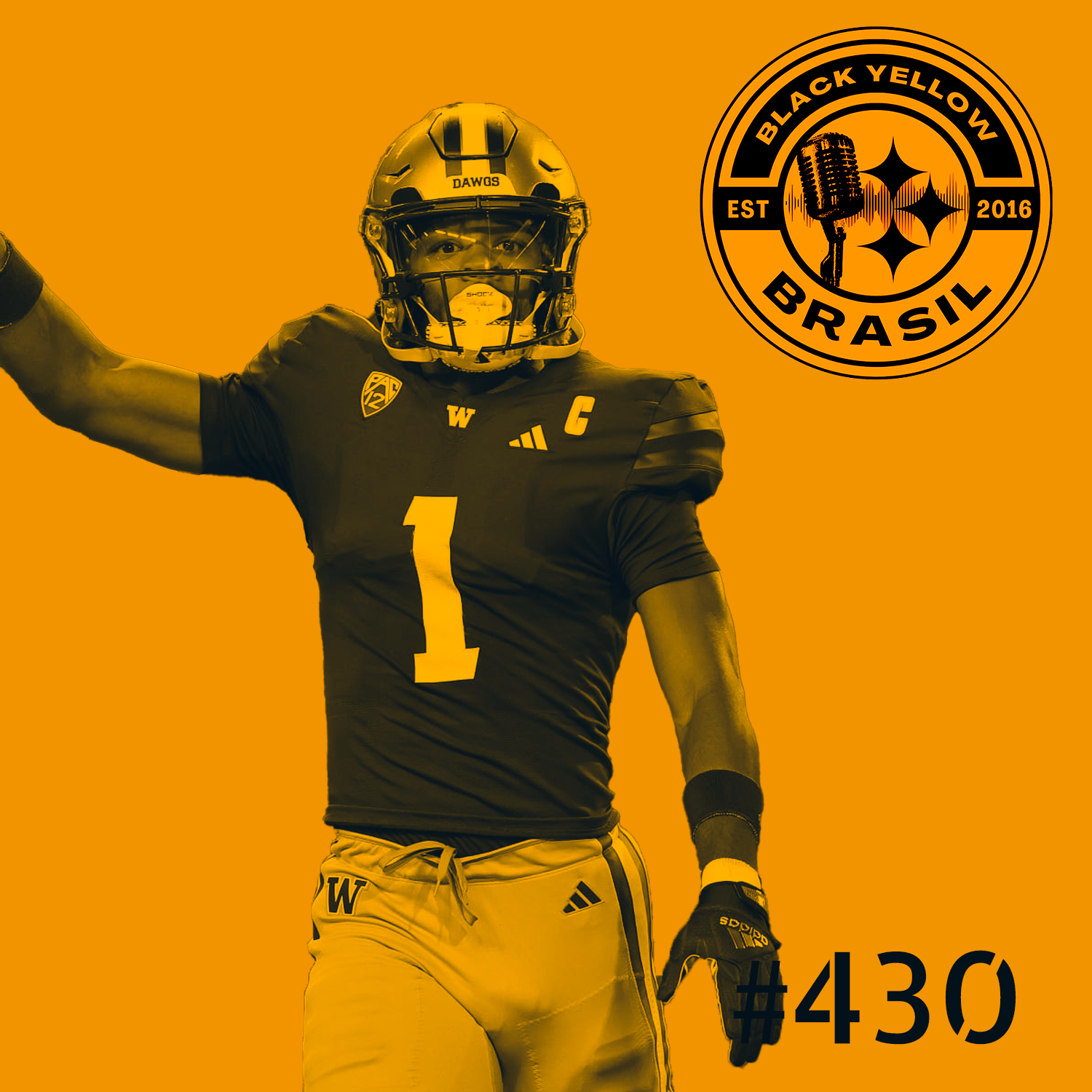 BlackYellowBR 430 - Big Board Steelers Draft 2024 episode artwork