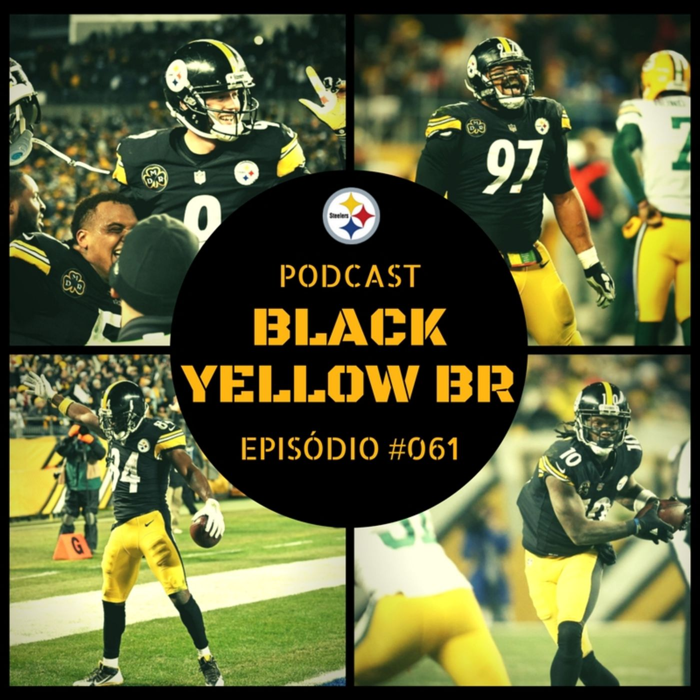 BlackYellowBR 061 – Steelers vs Packers – Semana 12 Temporada 2017 episode artwork