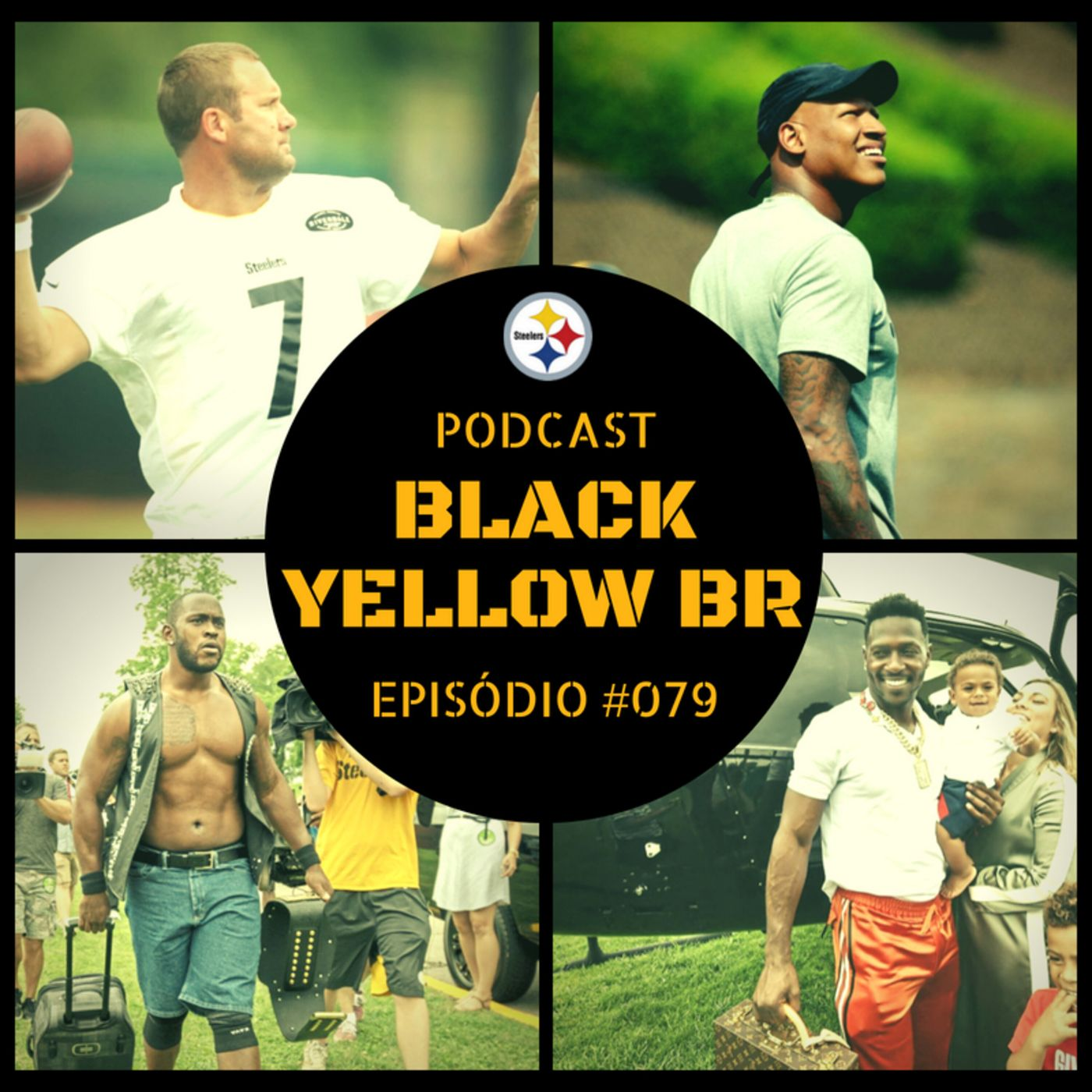 BlackYellowBR 079 – Previsão Roster Steelers 2018 episode artwork