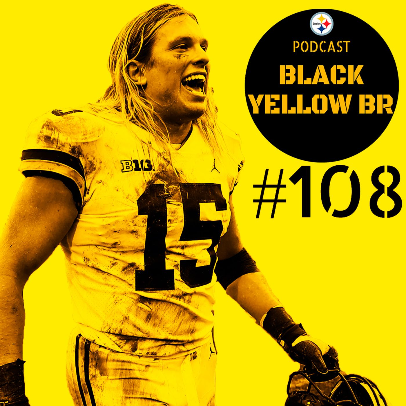 BlackYellowBR 108 – Necessidades Defensivas Steelers Draft 2019 episode artwork