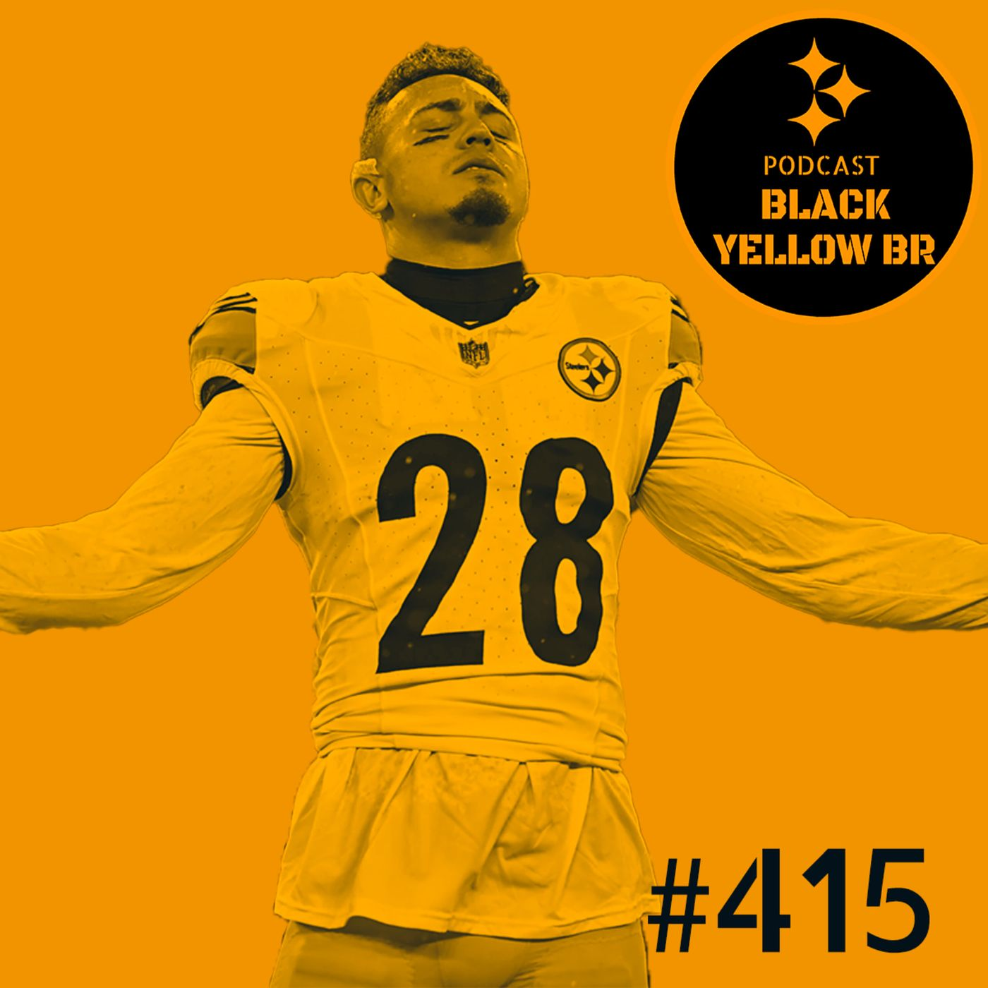 BlackYellowBR 415 - RUMO AOS PLAYOFFS - Steelers @ Ravens Semana 18 2023 episode artwork