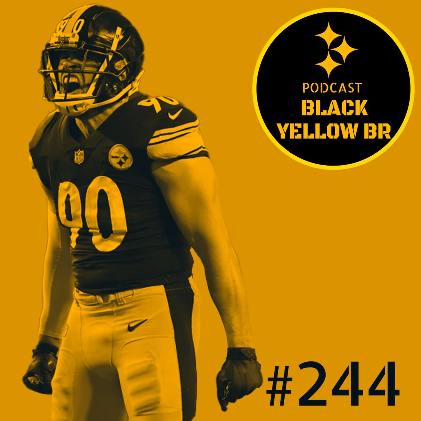 BlackYellowBR 244 - Steelers vs Ravens Semana 13 2021 episode artwork