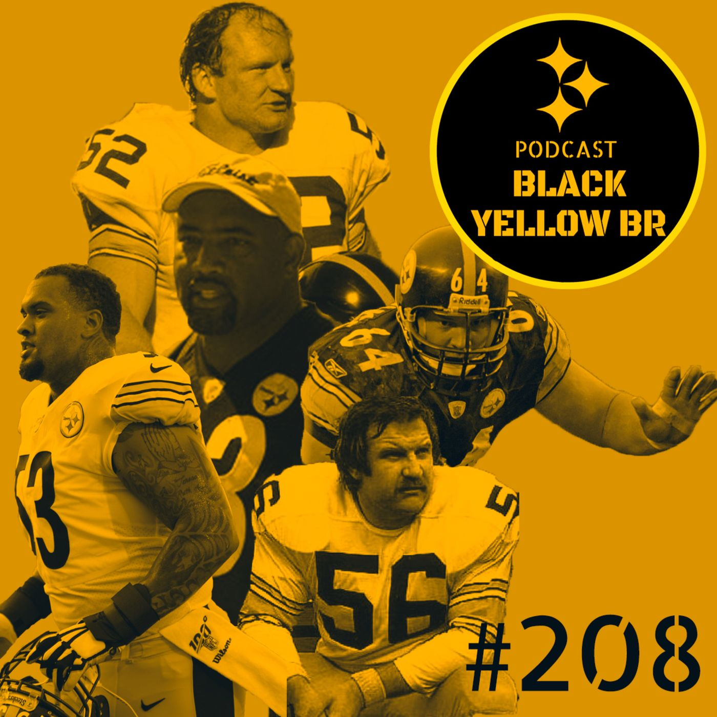 BlackYellowBR 208 - Os Centers do Steelers episode artwork