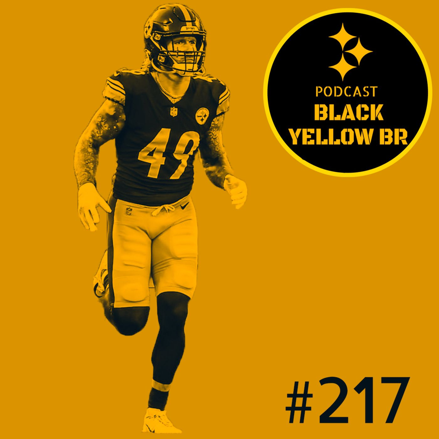 BlackYellowBR 217 - Steelers vs Panthers - Pré-Temporada semana 3 episode artwork