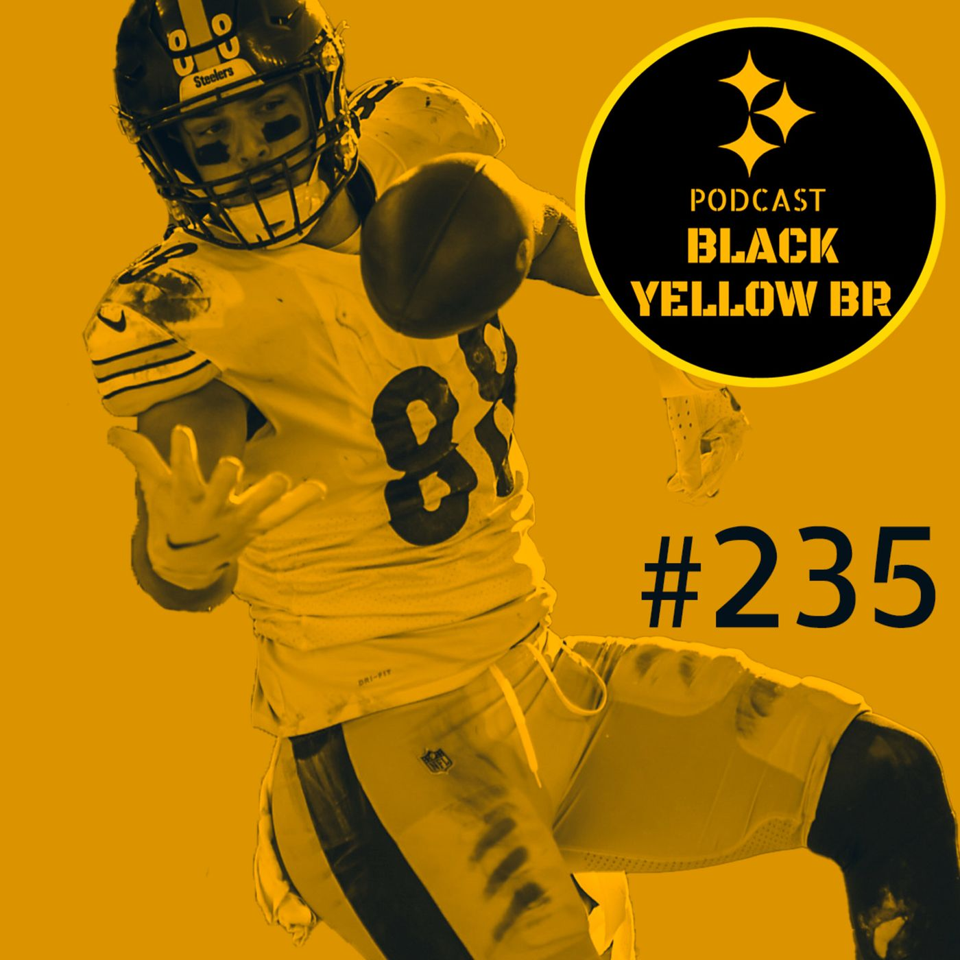 BlackYellowBR 235 - Steelers vs Browns semana 8 2021 episode artwork