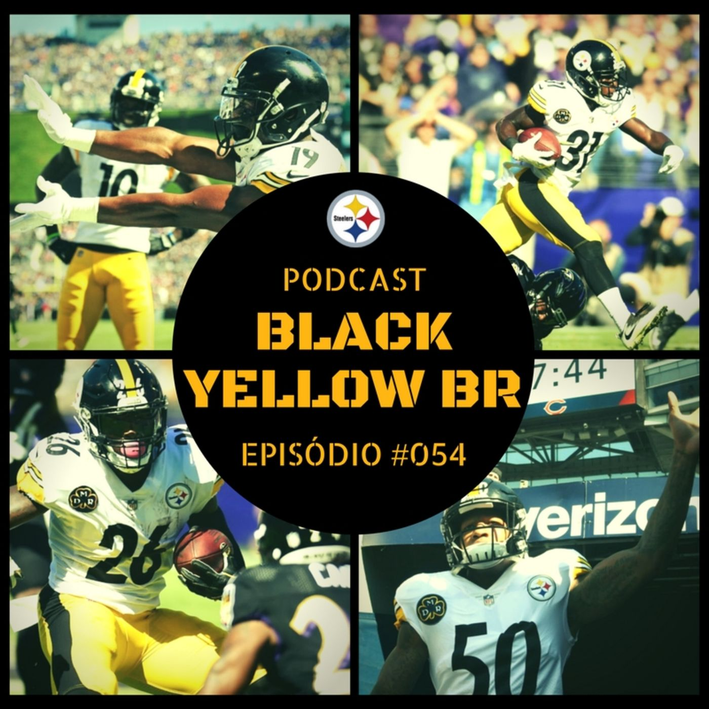 BlackYellowBR 054 – Steelers vs Ravens – Semana 4 Temporada 2017 episode artwork