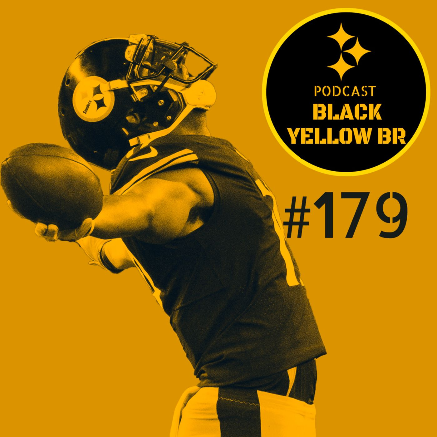 BlackYellowBR 179 – Steelers vs Cowboys Semana 9 2020 episode artwork