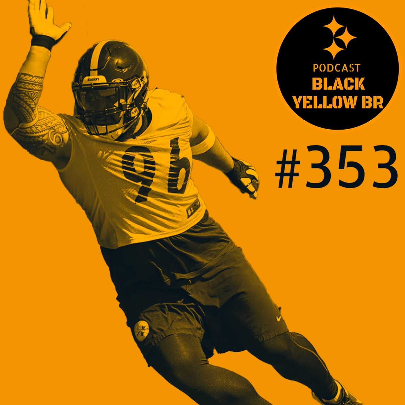 BlackYellowBR 353 - Previsões antecipadas para o elenco 2023 do Steelers episode artwork