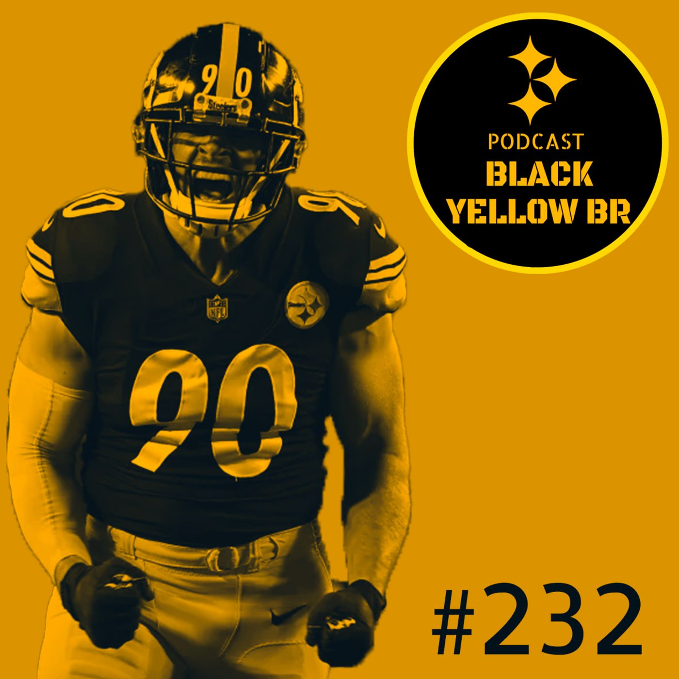 BlackYellowBR 232 - Steelers vs Seahawks Semana 6 2021 episode artwork