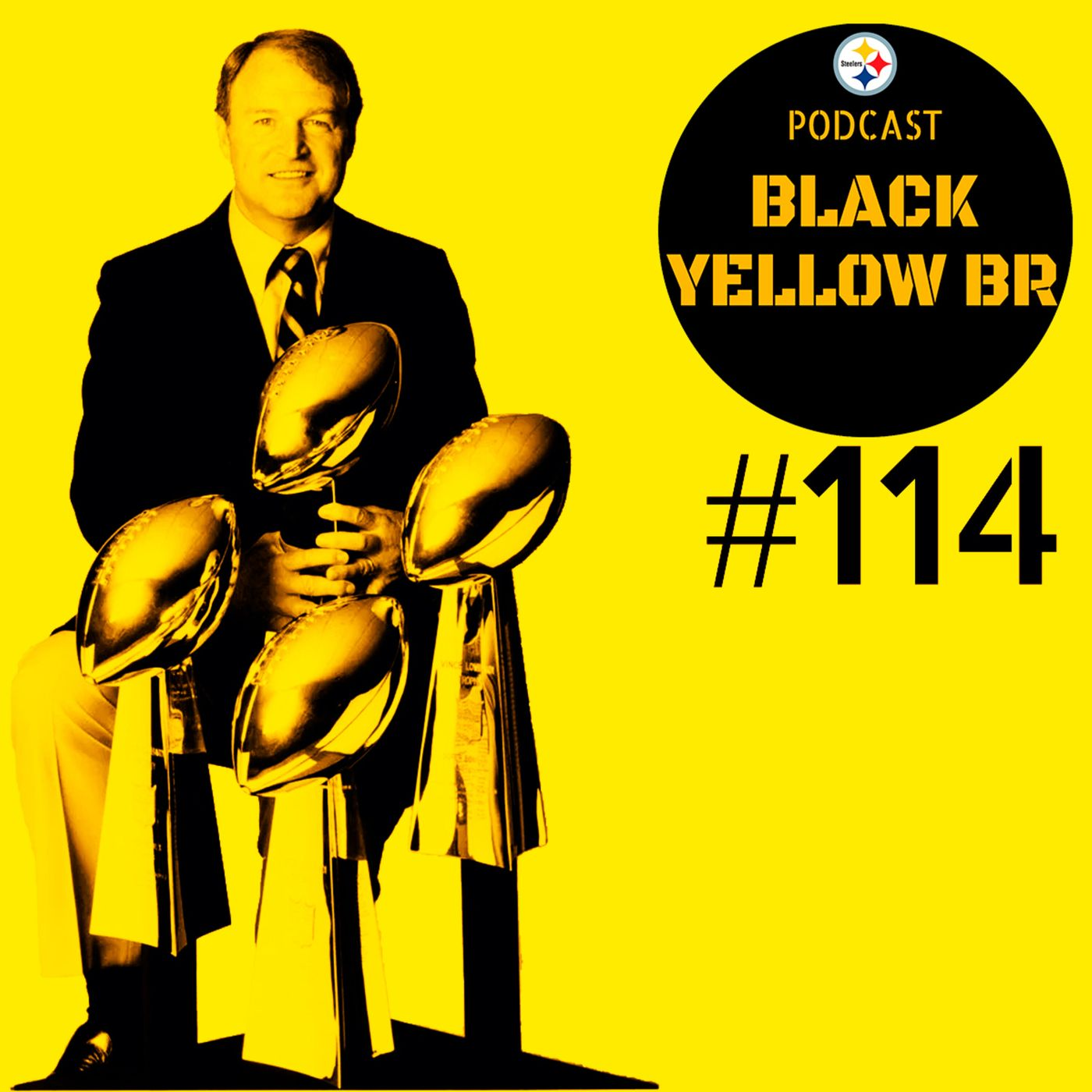 BlackYellowBR 114 – Chuck Noll episode artwork