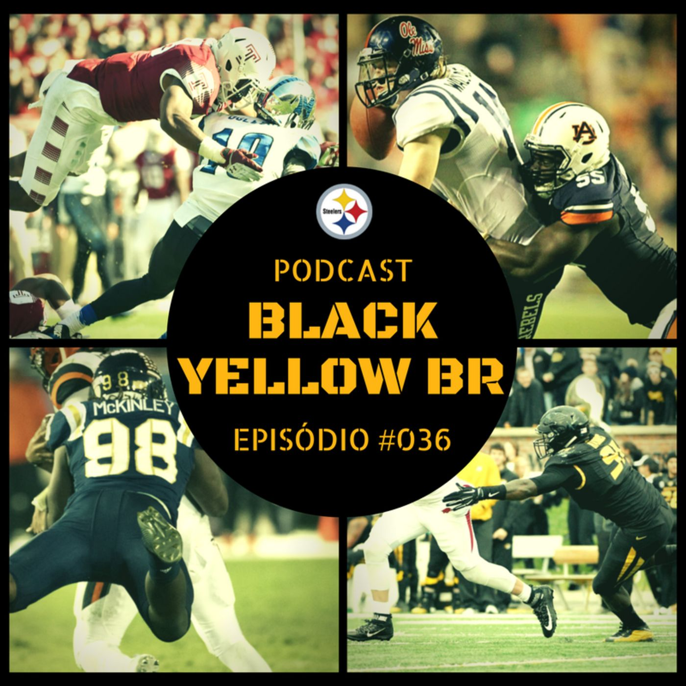 BlackYellowBR 036 – Prospectos 1st round Draft 2017 Steelers episode artwork