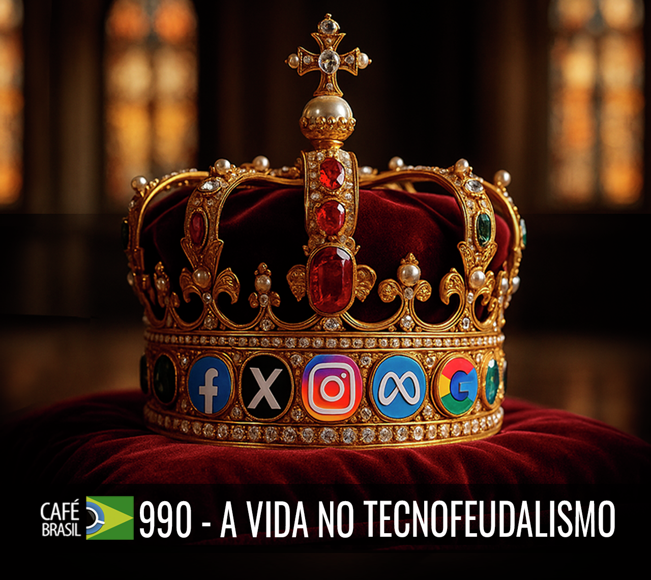 Café Brasil 990 - A vida no Tecnofeudalismo - Onde o produto é você