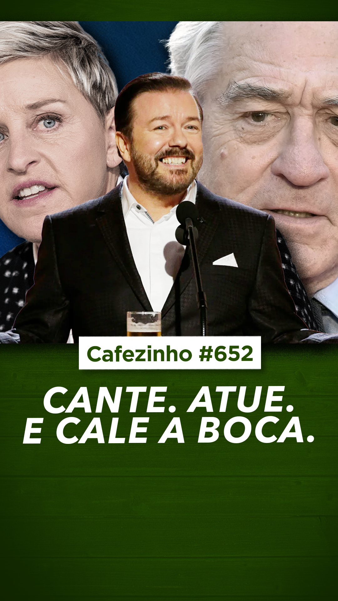 Cafezinho 652 | Artistas, Entretenham! Ninguém Quer Saber da Sua Opinião Política