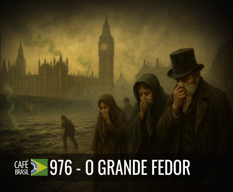 Café Brasil 976 - O Grande Fedor: Como o Esgoto Salvou a Civilização