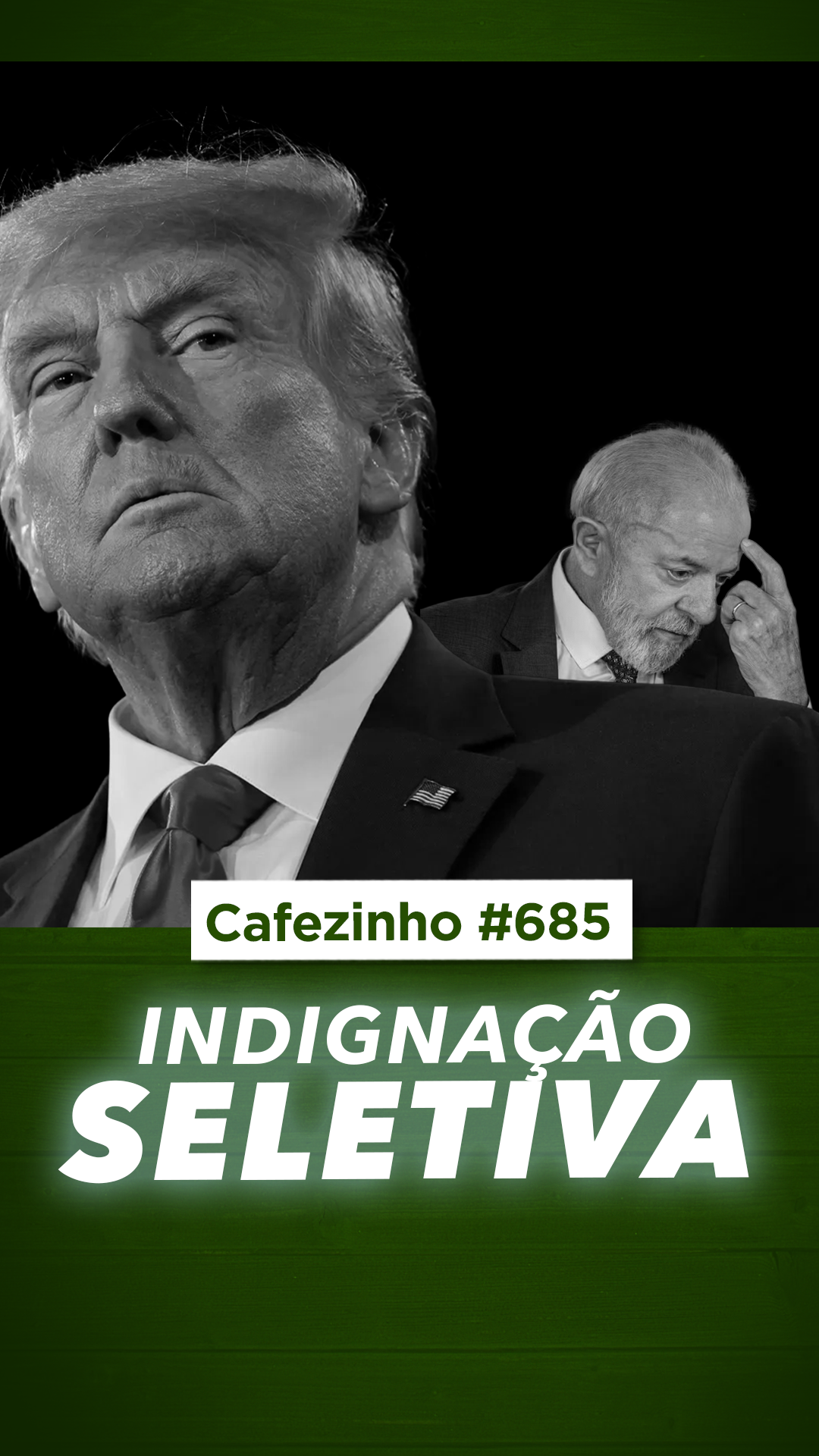 Cafezinho 685 - Indignação Seletiva - A hipocrisia de quem se indigna só quando lhe convém
