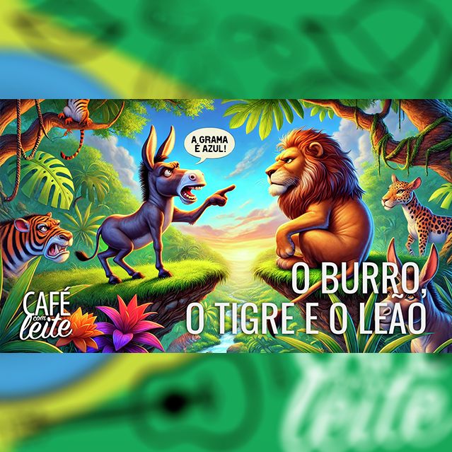 Café Com Leite Especial - O Burro O Tigre e o Leão