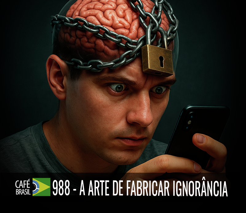 Café Brasil 988 – A Arte de Fabricar Ignorância: Como a Agnotologia Explica o Mundo em Que Vivemos