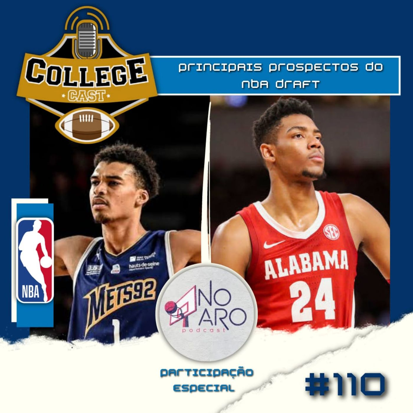 Ep 110: Principais prospectos para o NBA Draft (Feat. No Aro) episode artwork