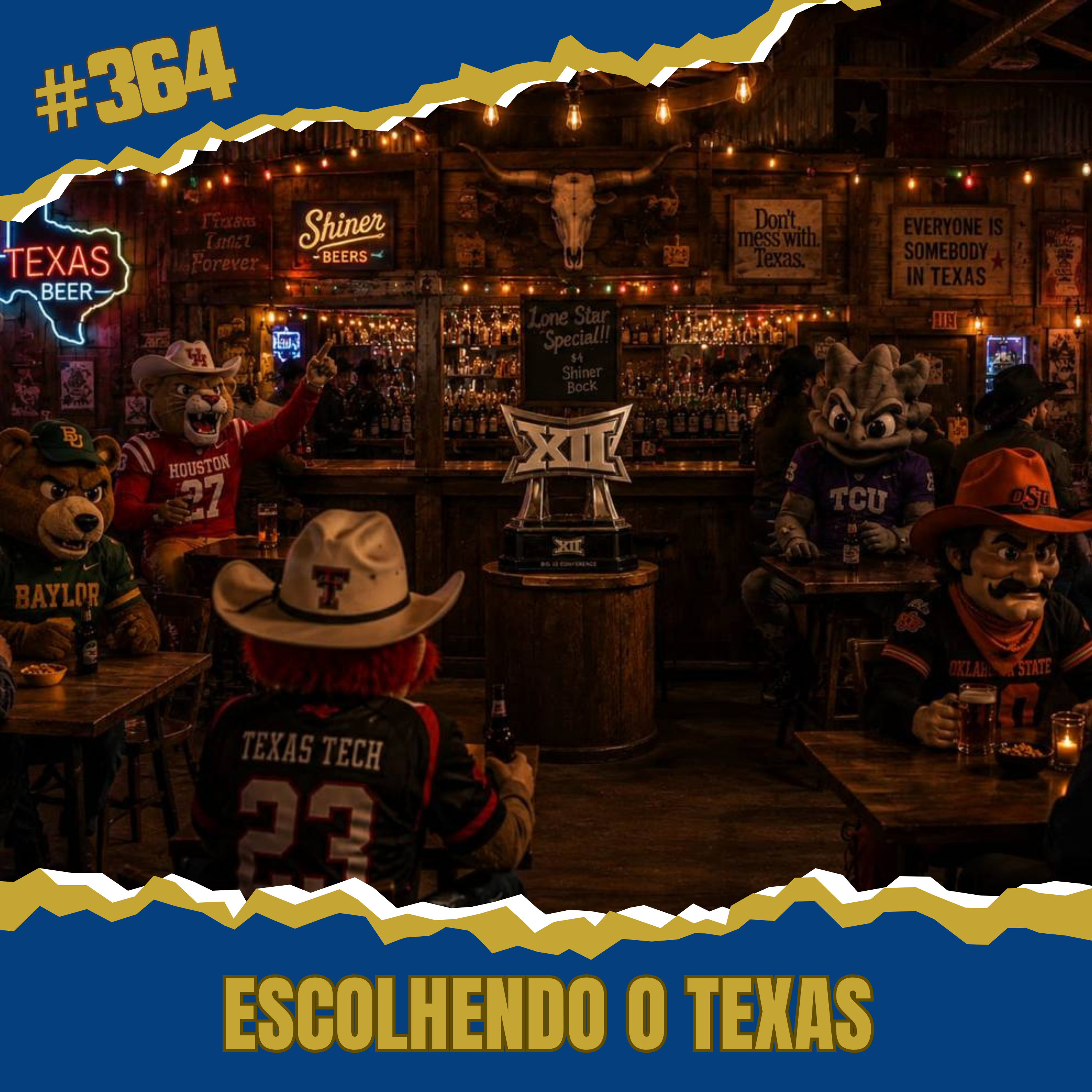 Ep 364: Preview Big 12 Conference, Parte 2 - Escolhendo o Texas episode artwork