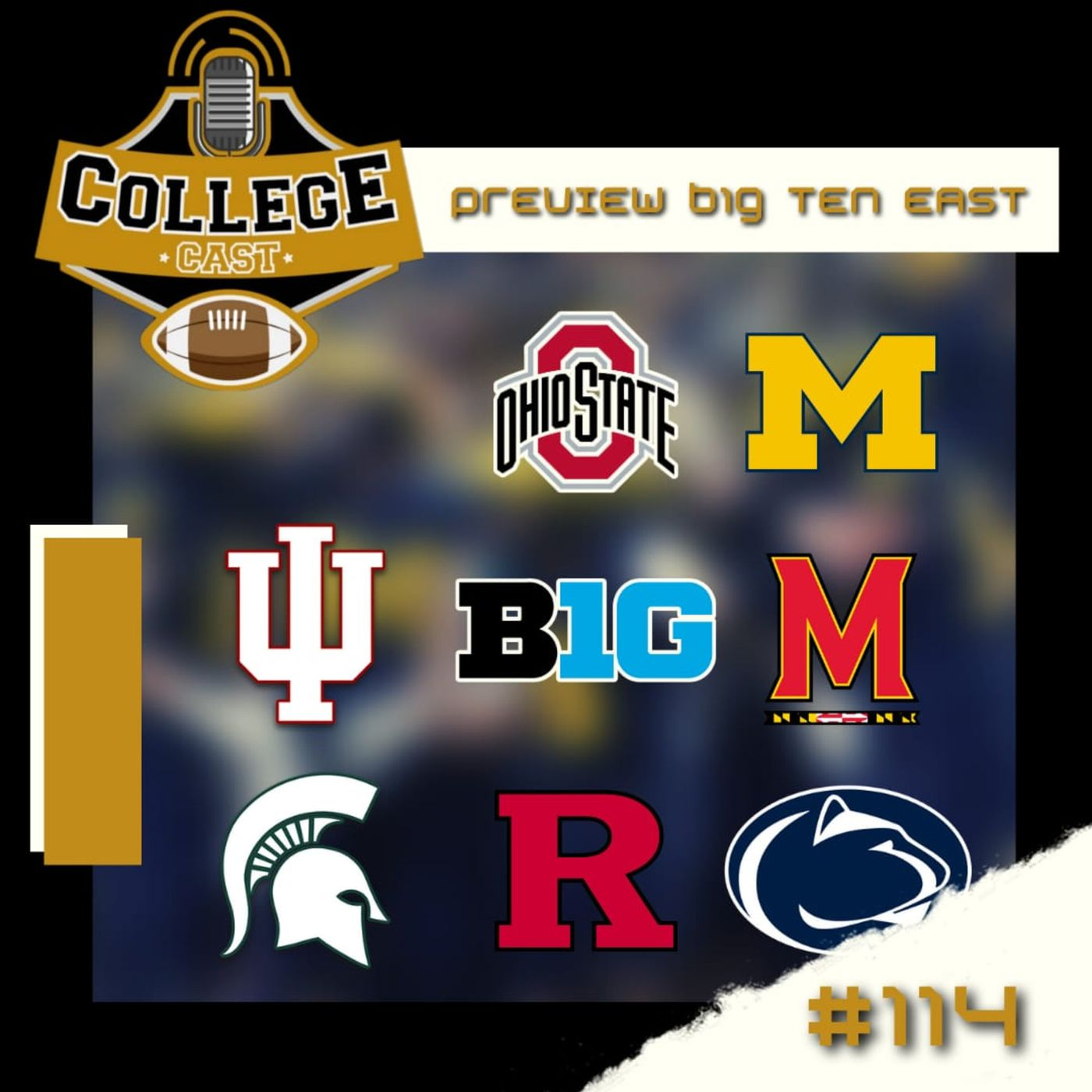 Ep 114: Preview Big Ten East - A divisão das rivalidades! episode artwork